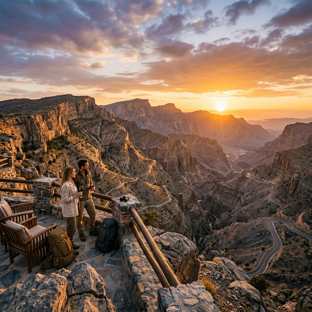 Explore Oman — landscape view
